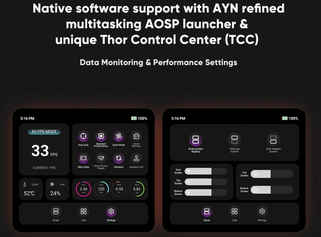 image-16-1024x756 AYN Thor im Test: Dual-OLED-Clamshell mit Snapdragon 8 Gen 2 oder 865
