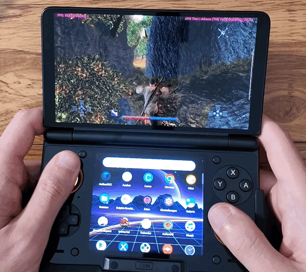 image-17-1024x913 AYN Thor im Test: Dual-OLED-Clamshell mit Snapdragon 8 Gen 2 oder 865