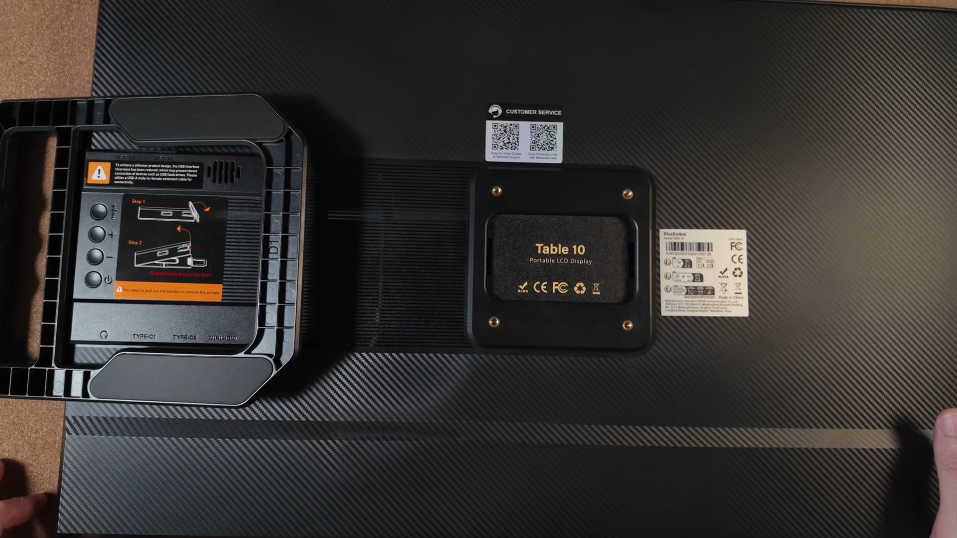 Blackview Table 10 Unboxing mit Anschlüssen und Zubehör