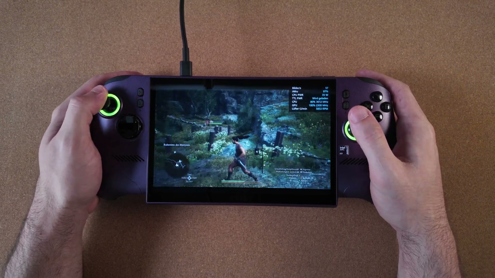 Dragons Dogma 2 auf dem MSI Claw 8 EX AI+