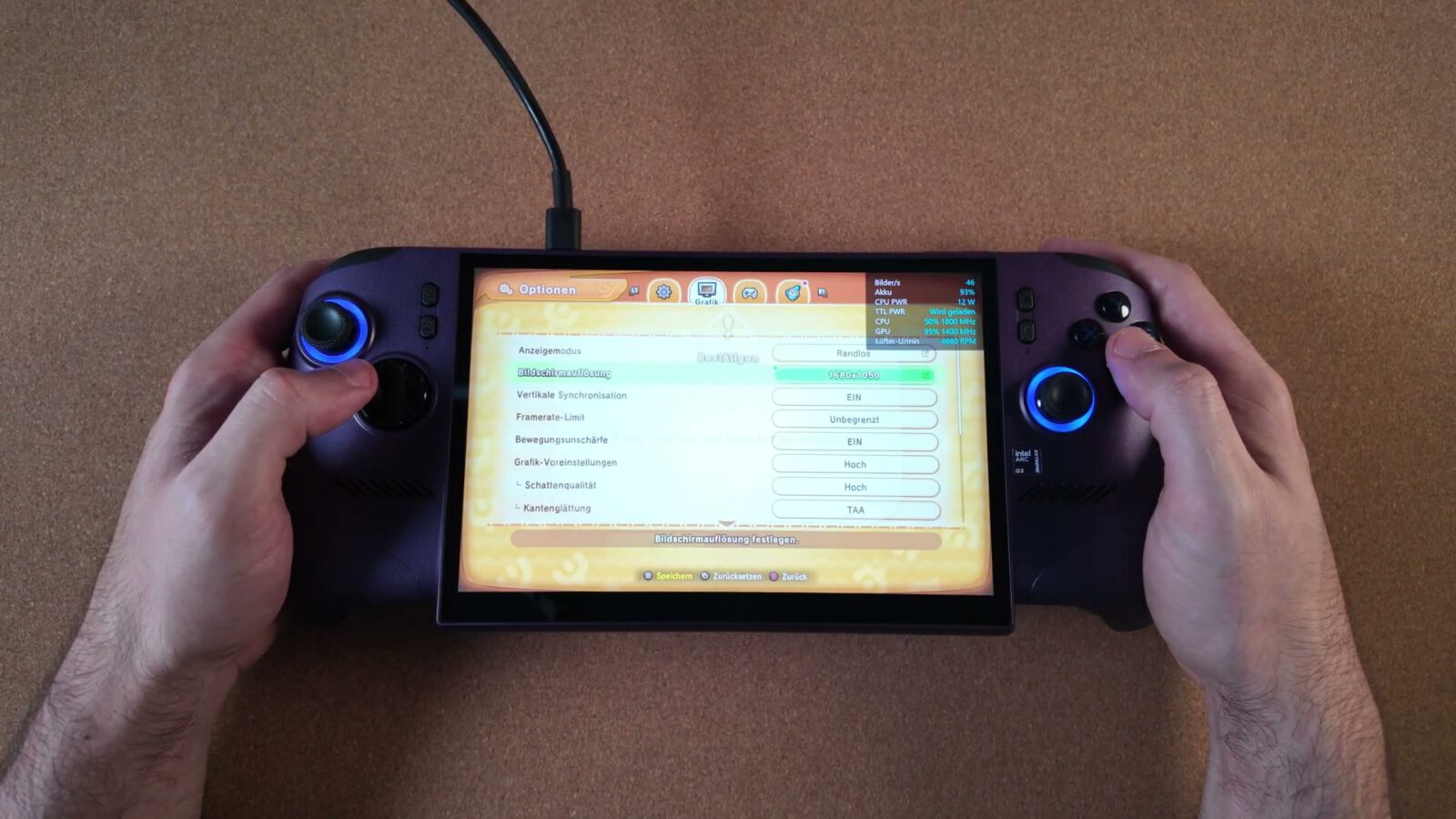 Fantasy Life i auf dem MSI Claw 8 EX AI+