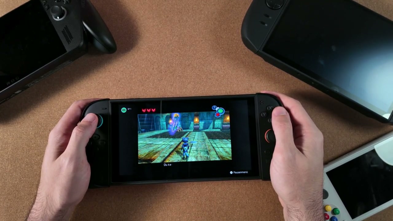 Nintendo Switch 2 im Handheld-Modus