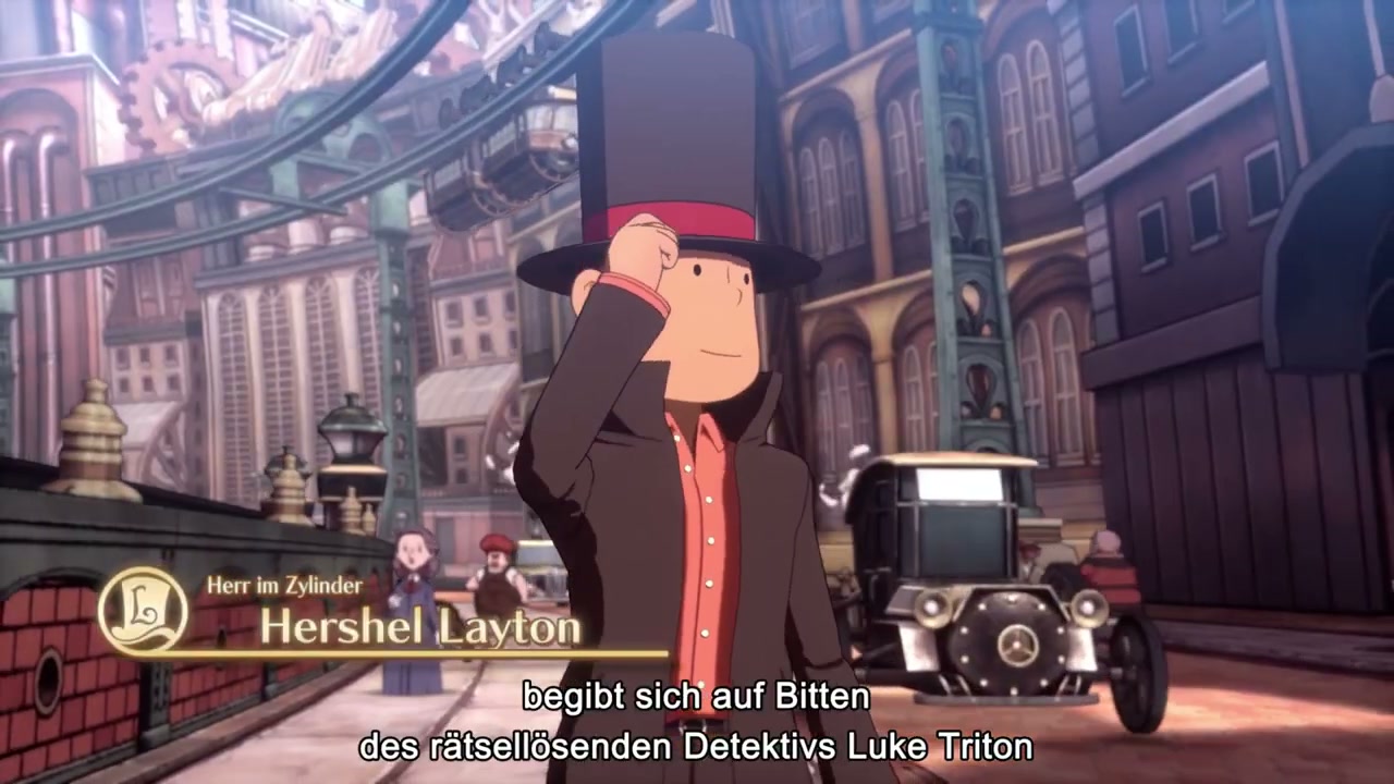 Professor Layton im neuen Spiel für die Nintendo Switch 2