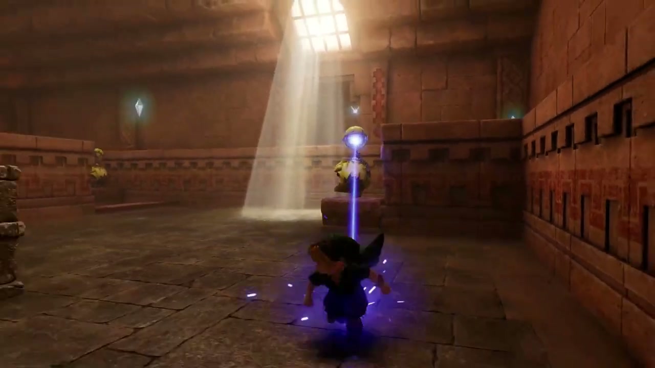 Dungeon-Szene aus dem Ocarina of Time Remake