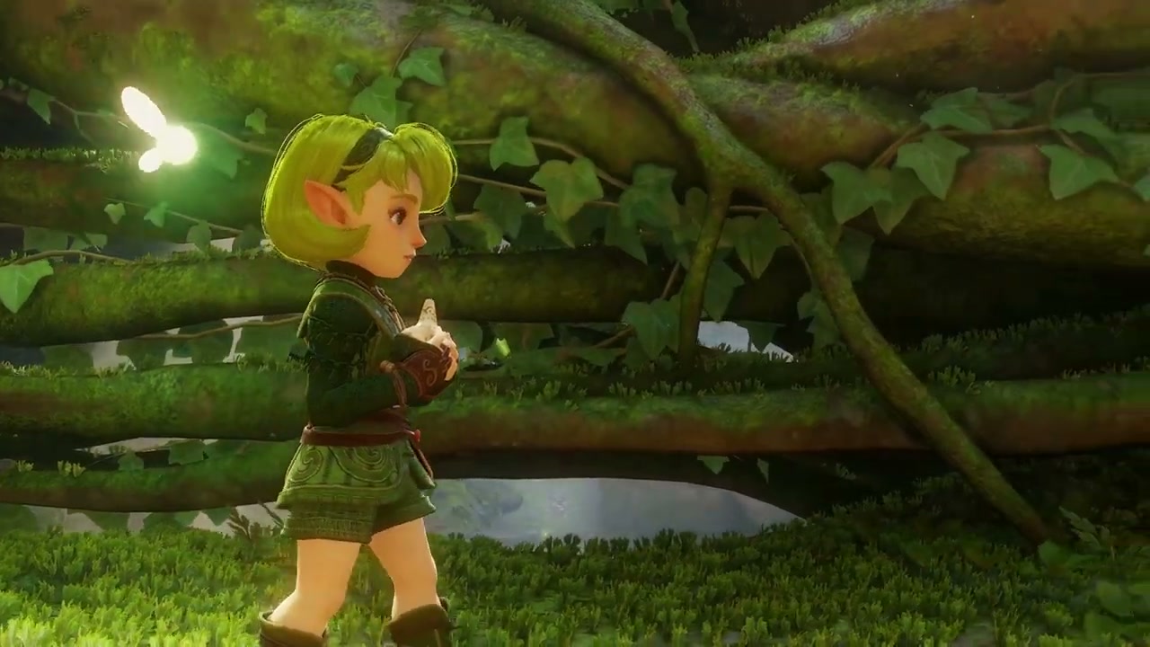 Saria mit Fee im Ocarina of Time Remake