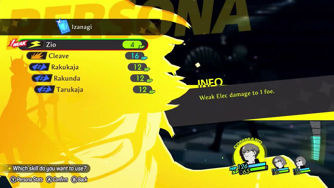 Persona-Kampfszene aus der Nintendo Direct