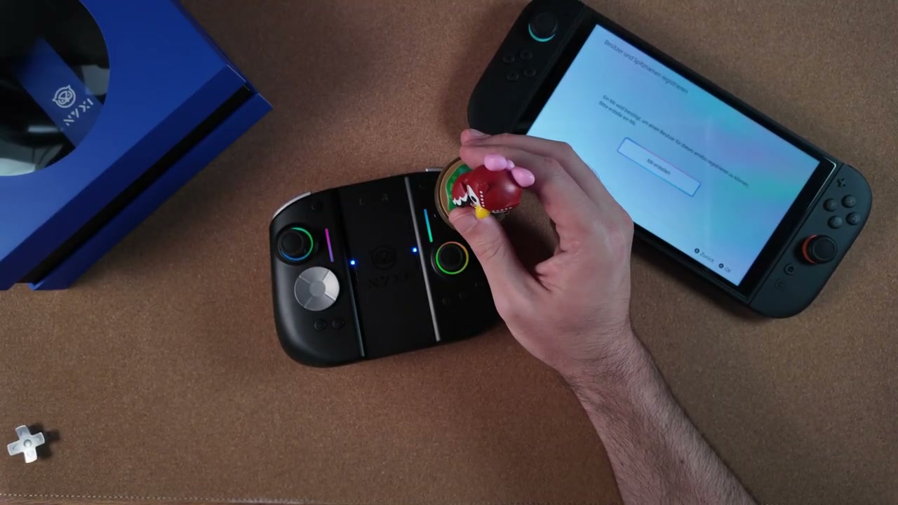 Amiibo-Scan mit dem NFC-Chip des NYXI Hyperion 3 Ultra