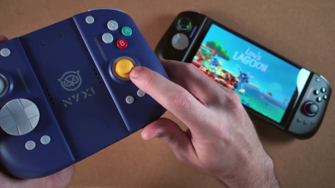 NYXI Hyperion 3 in der blauen GameCube-Edition