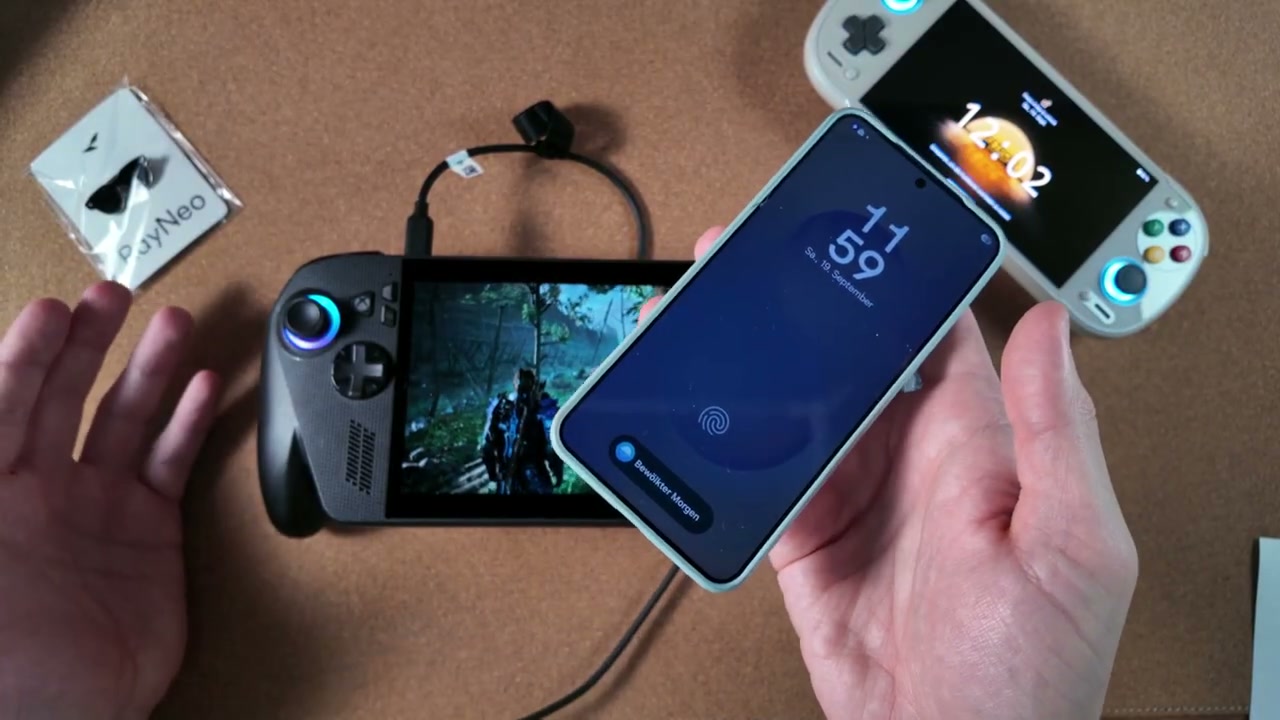RayNeo GT am Smartphone
