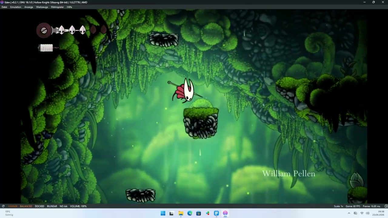 Hollow Knight: Silksong per Switch-Emulation auf dem Glorlin GT103