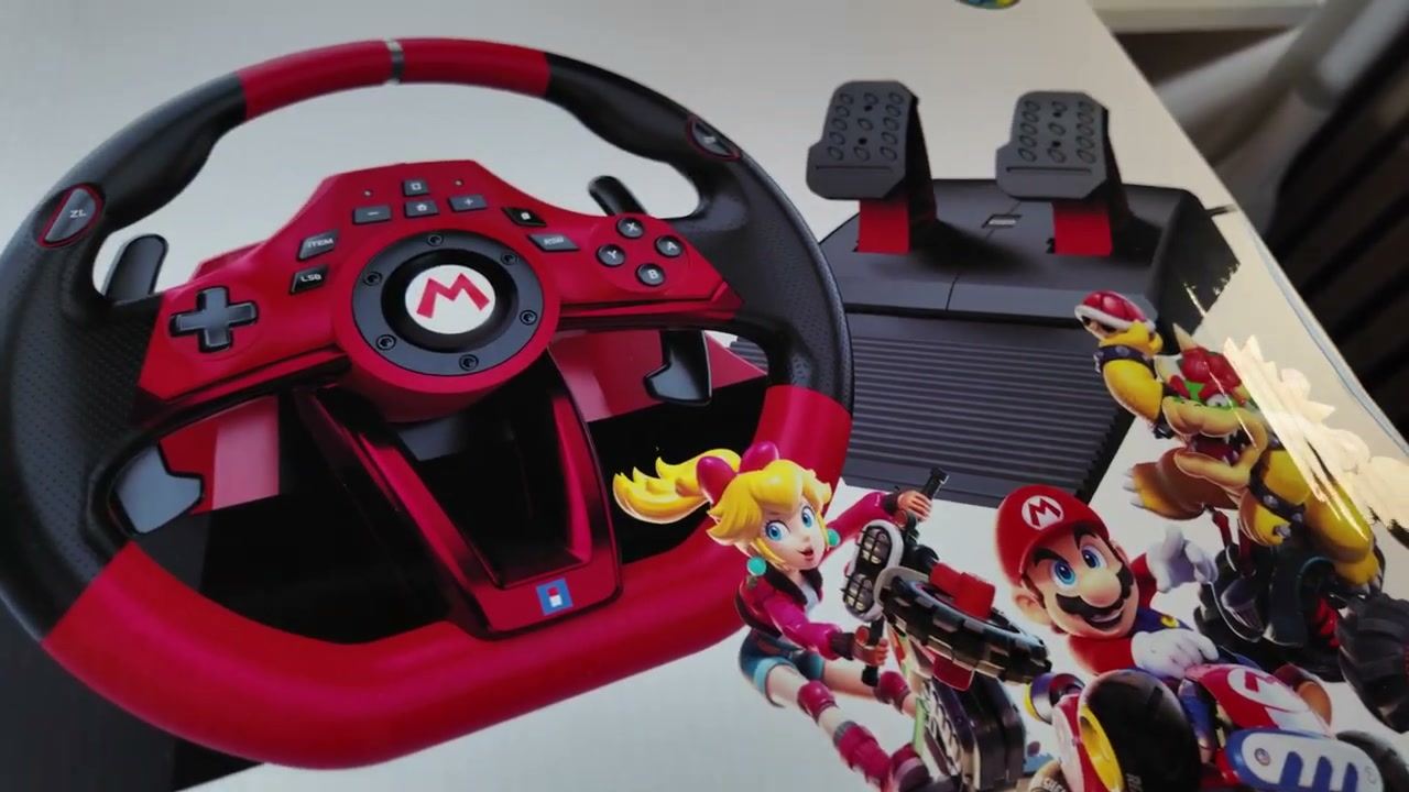 Verpackung des HORI Mario Kart Racing Wheel Pro Deluxe