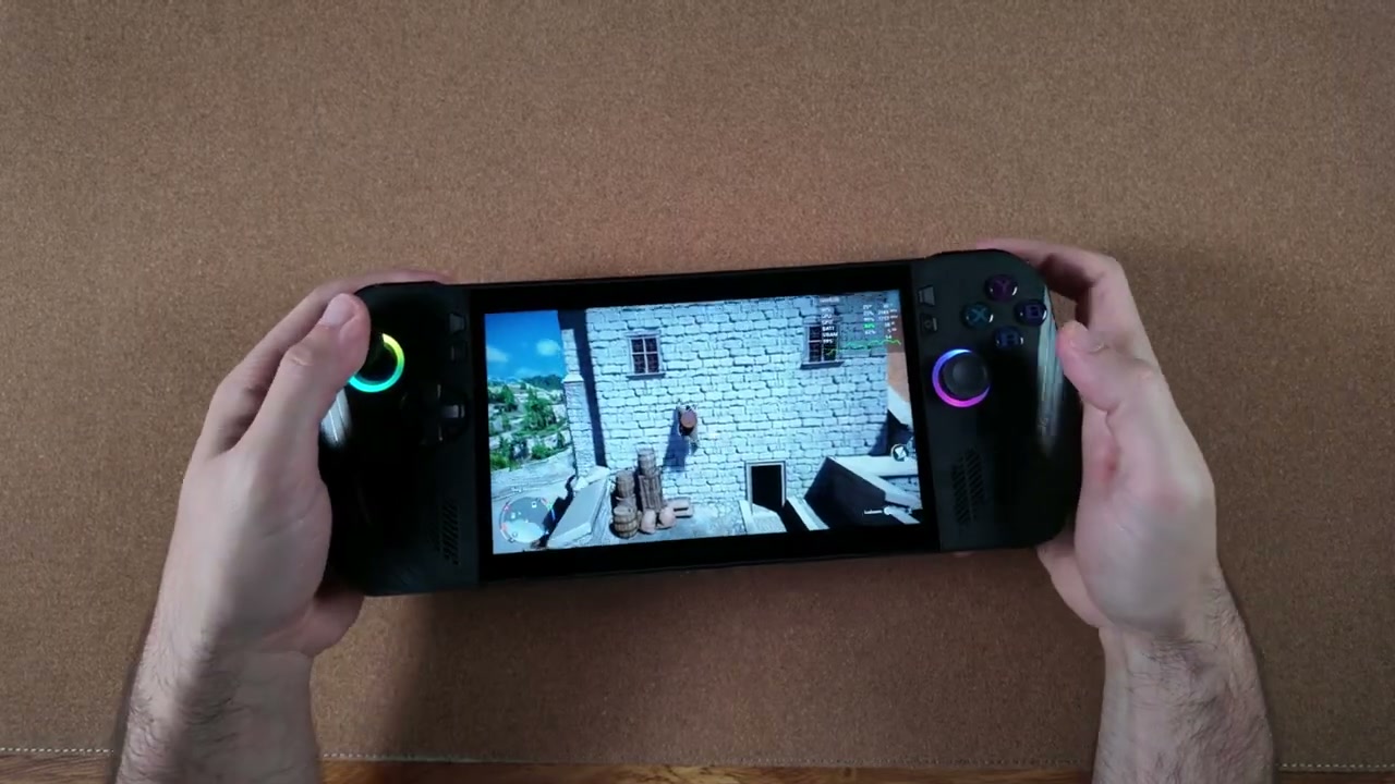 ASUS ROG Ally X in der Hand