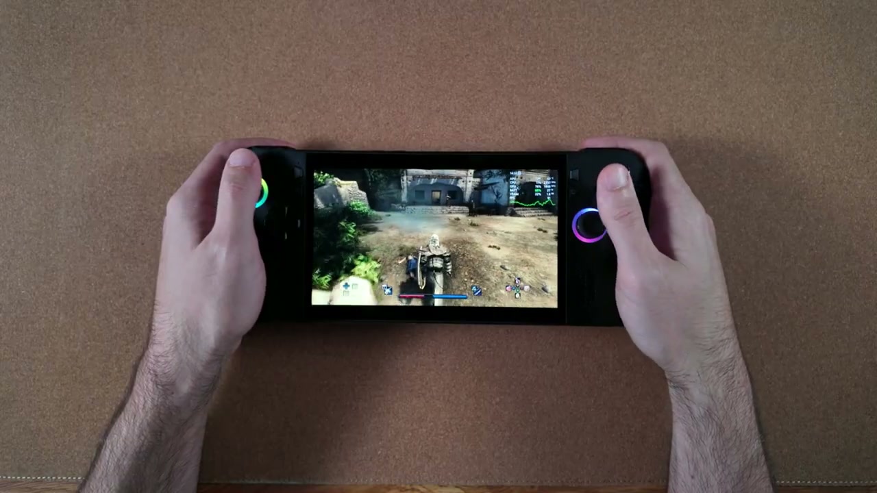 ASUS ROG Ally X beim Zocken
